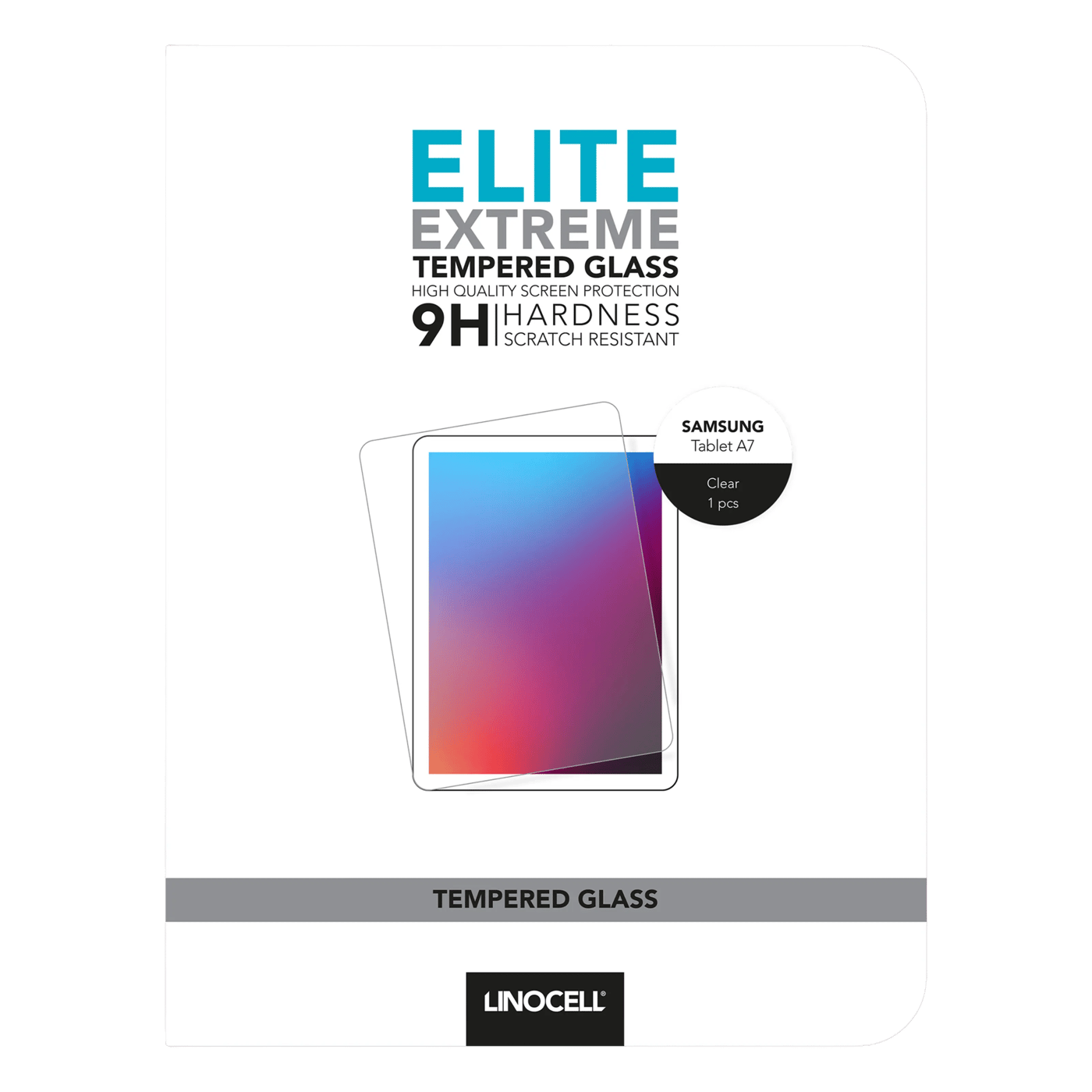 Linocell Skjermbeskytter i glass for Galaxy Tab A7 10,4"