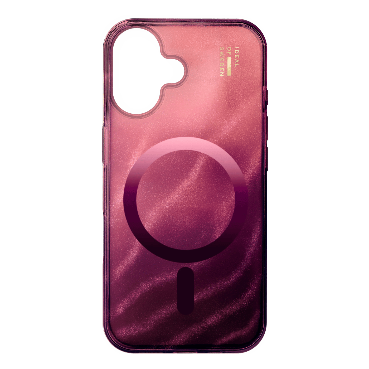IDEAL OF SWEDEN Clear MagSafe Case för iPhone 17 Cherry Lacquer