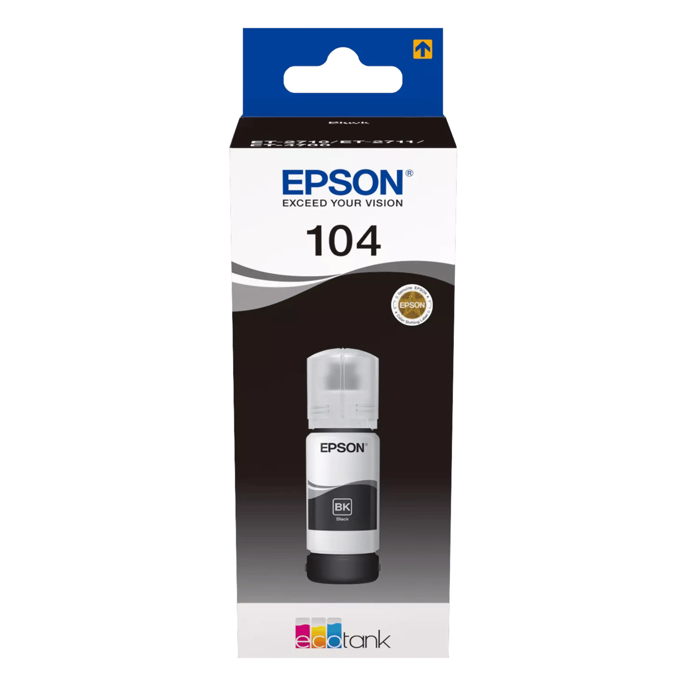 Epson 104 EcoTank bläckflaska 65 ml Svart