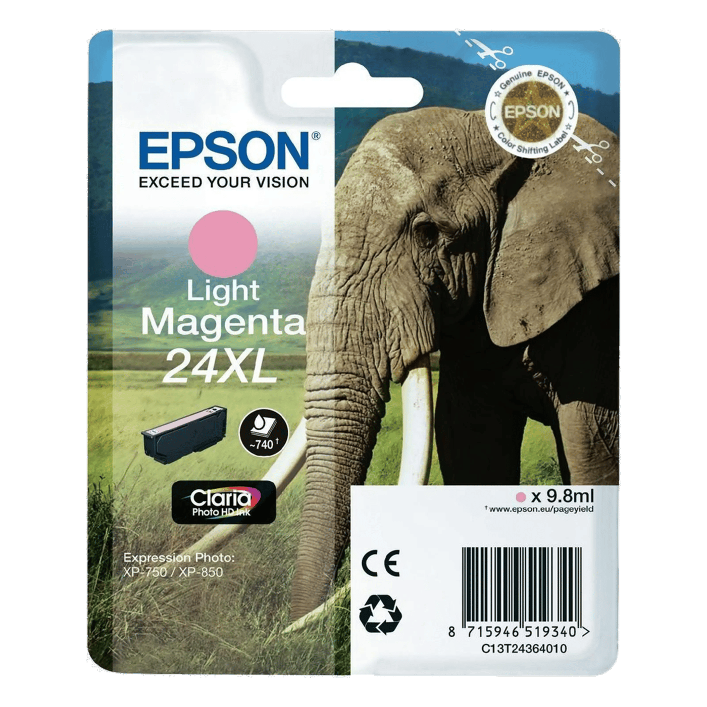 Epson T2433 Bläckpatron XL Ljus magenta