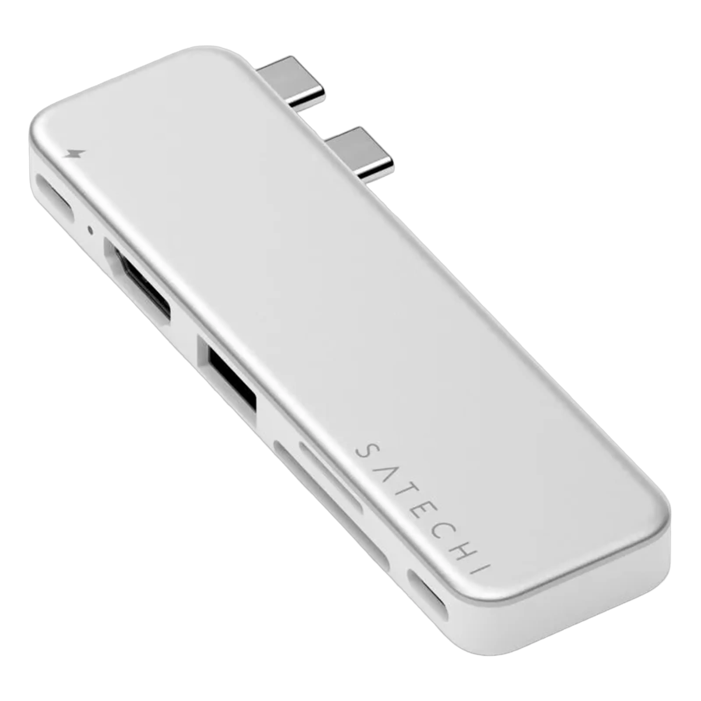 Satechi USB-C Snap Hub för MacBook Neo Silver