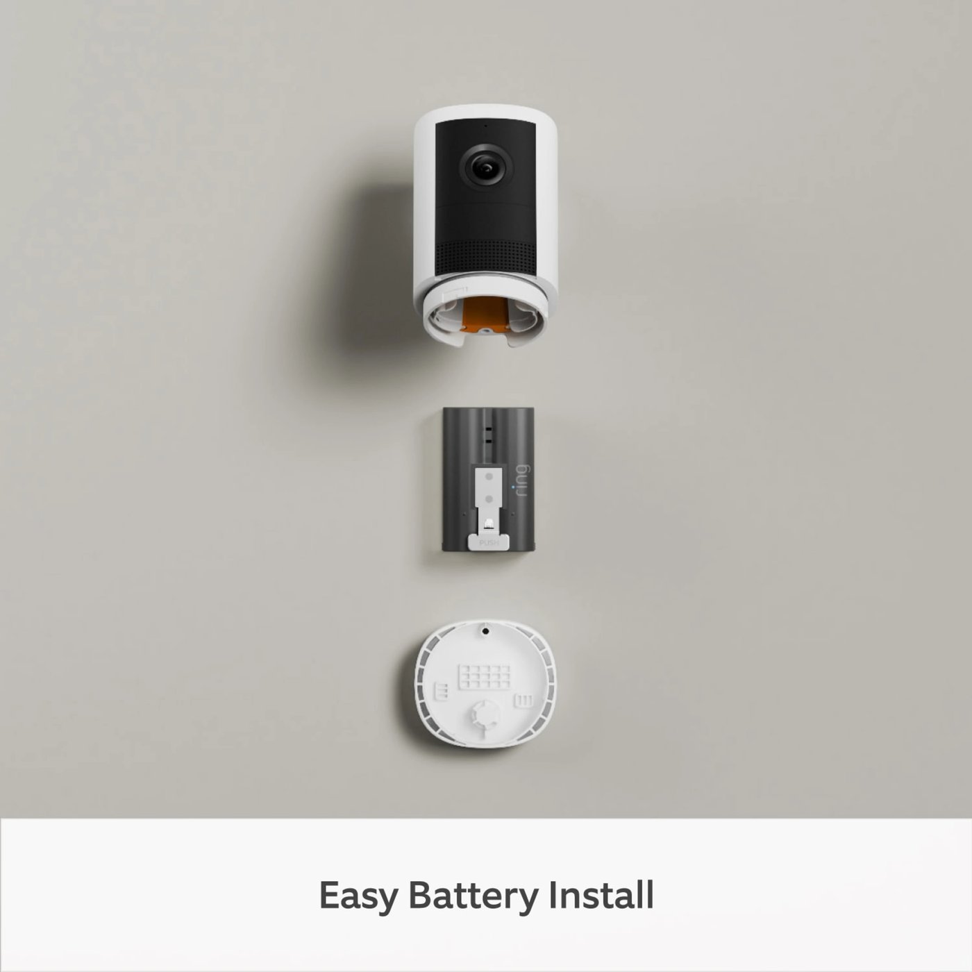 Ring Outdoor Cam Plus Battery Retinal 2K Svart