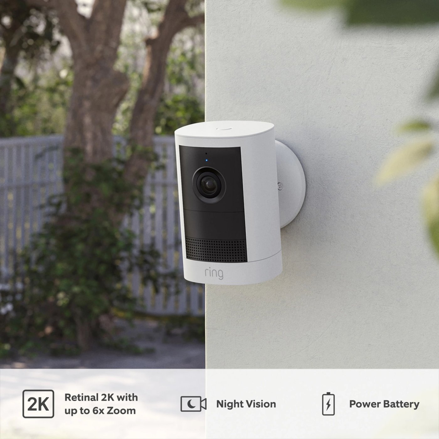 Ring Outdoor Cam Plus Battery Retinal 2K Vit