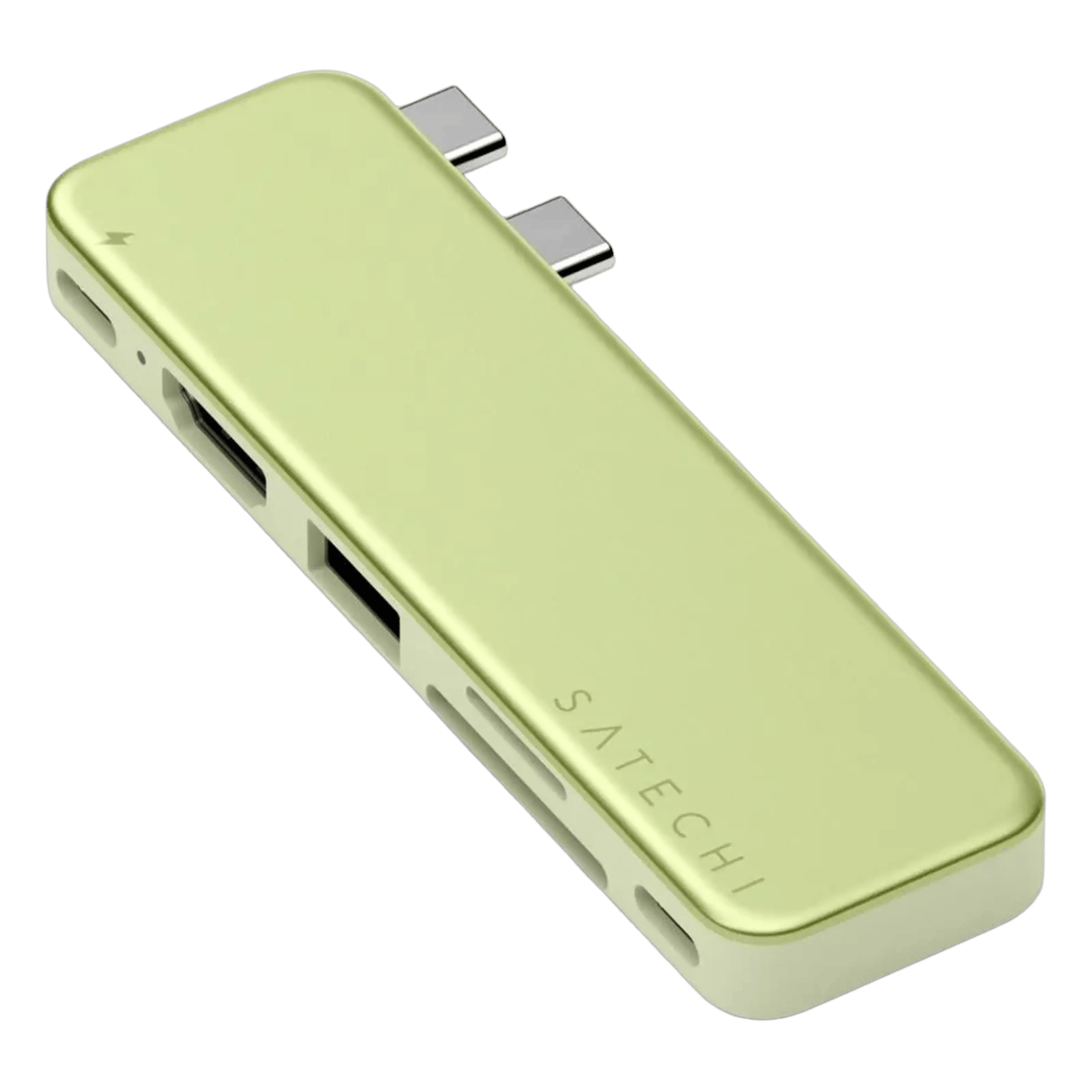 Satechi USB-C Snap Hub för MacBook Neo Citrus