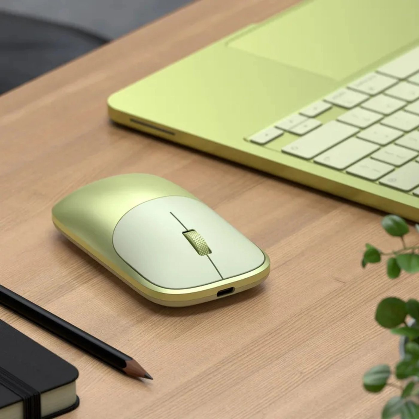 Satechi Slim EX trådlös mus för MacBook Neo Citrus