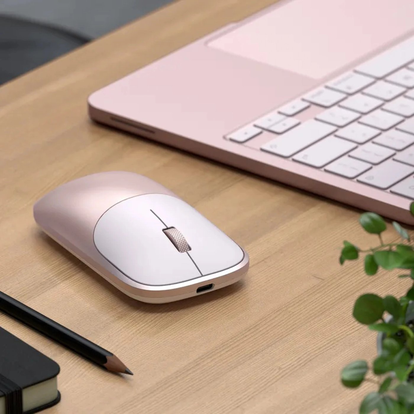 Satechi Slim EX trådløs mus for MacBook Neo Rouge