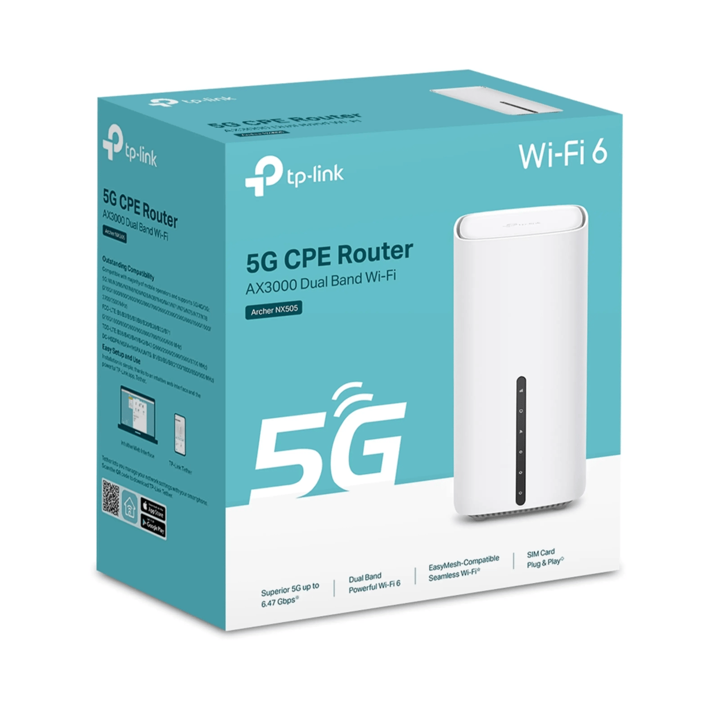 TP-Link Archer NX505 5G-router med Wi-Fi 6