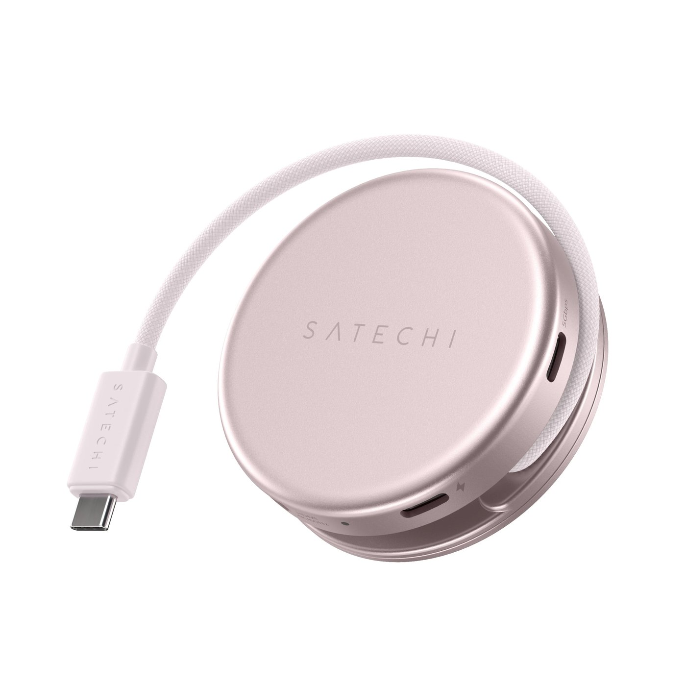 Satechi OntheGo 5-in-1 Multiport Adapter för MacBook Neo Rouge