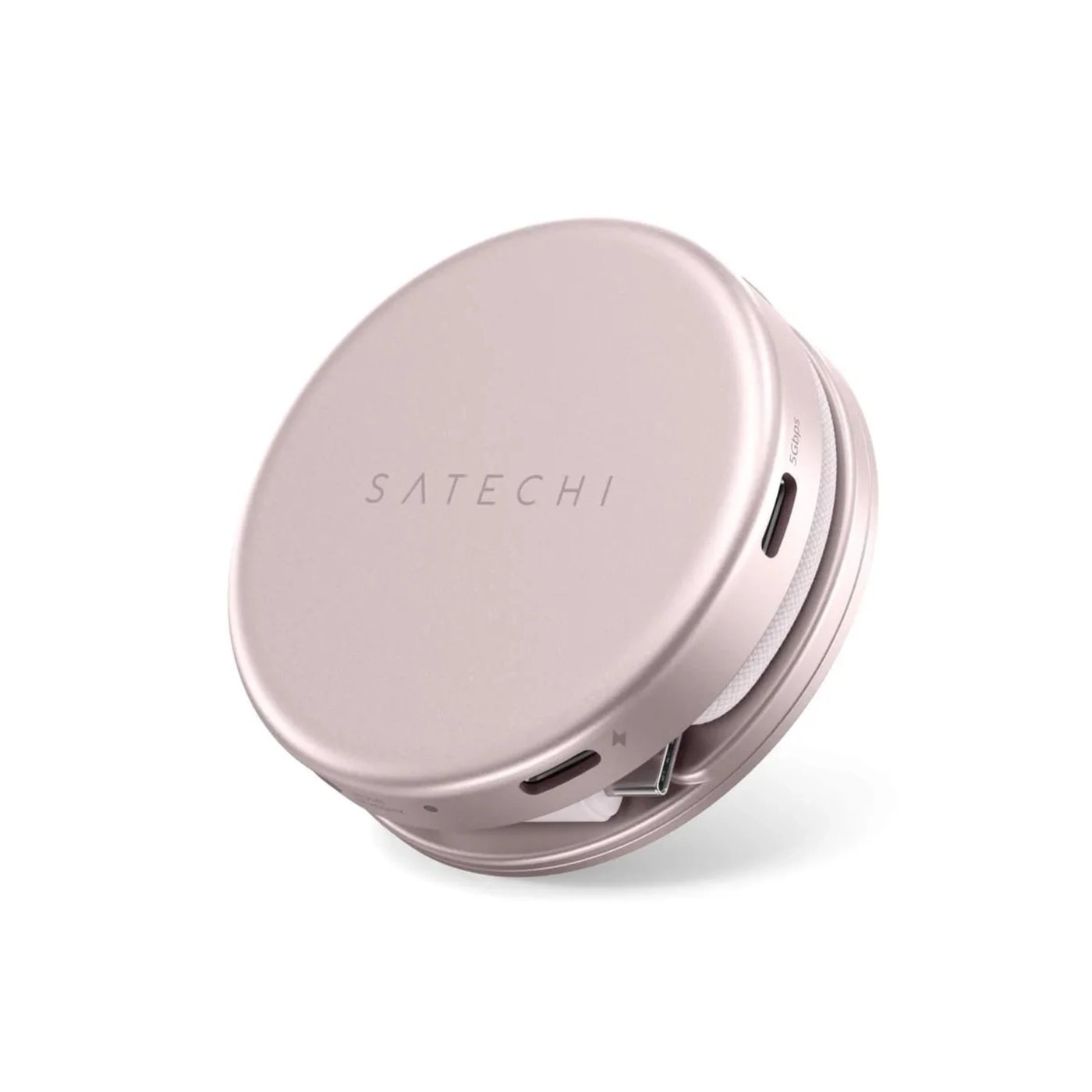 Satechi OntheGo 5-in-1 Multiport Adapter för MacBook Neo Rouge