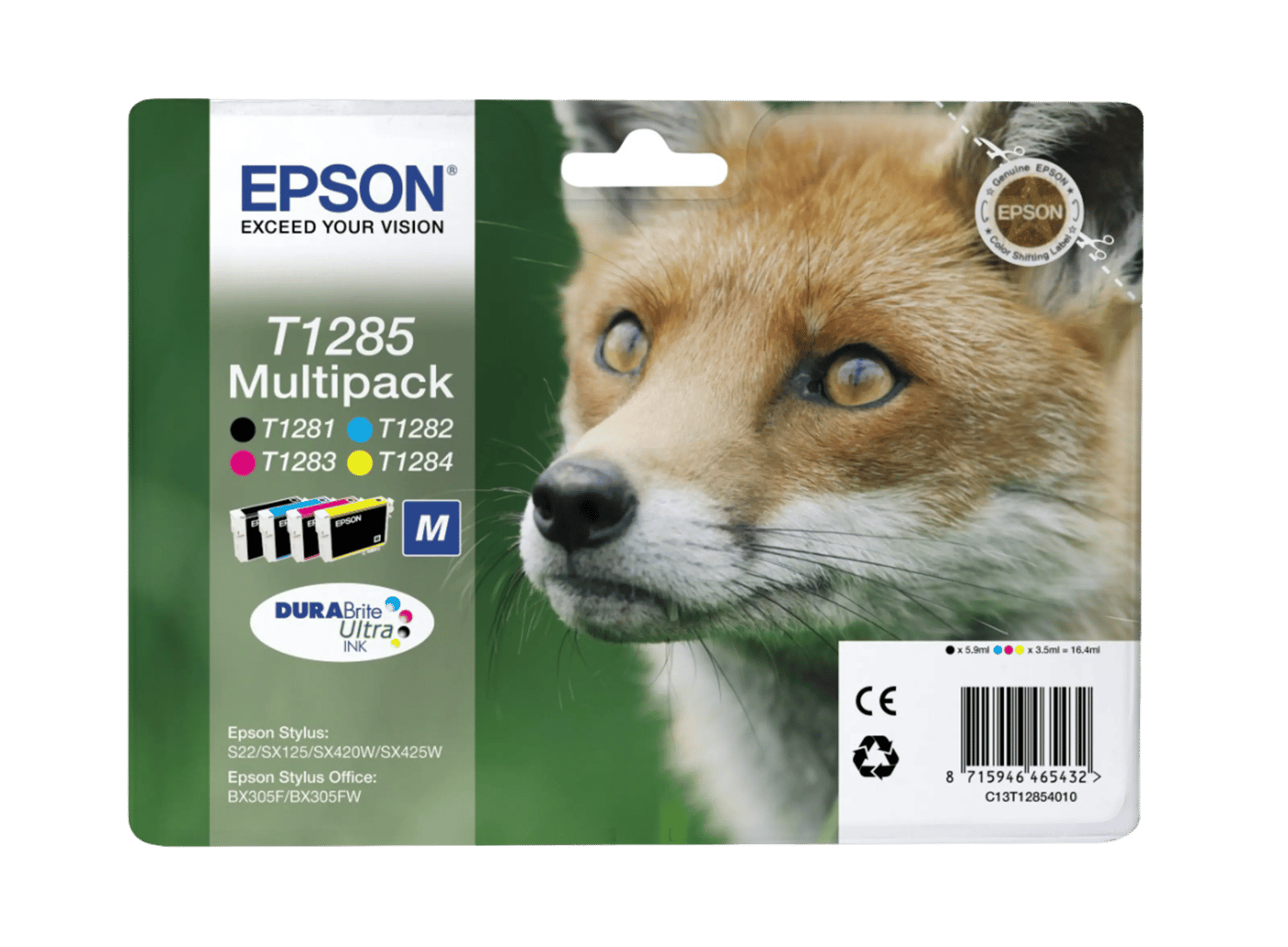 Epson T1285 Bläckpatron 4-pack