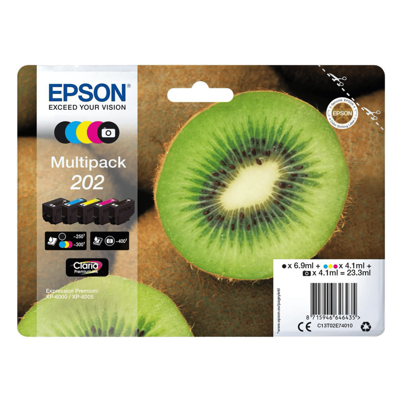 Epson T02E7 Blekkpatroner 5-pk.