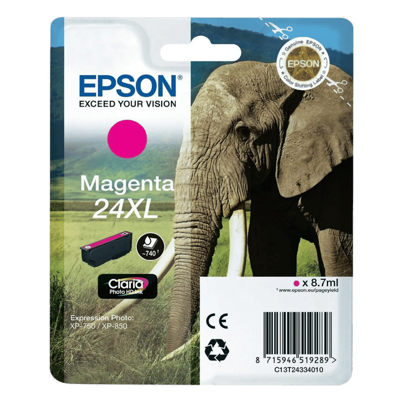 Epson T2433 Bläckpatron XL Magenta