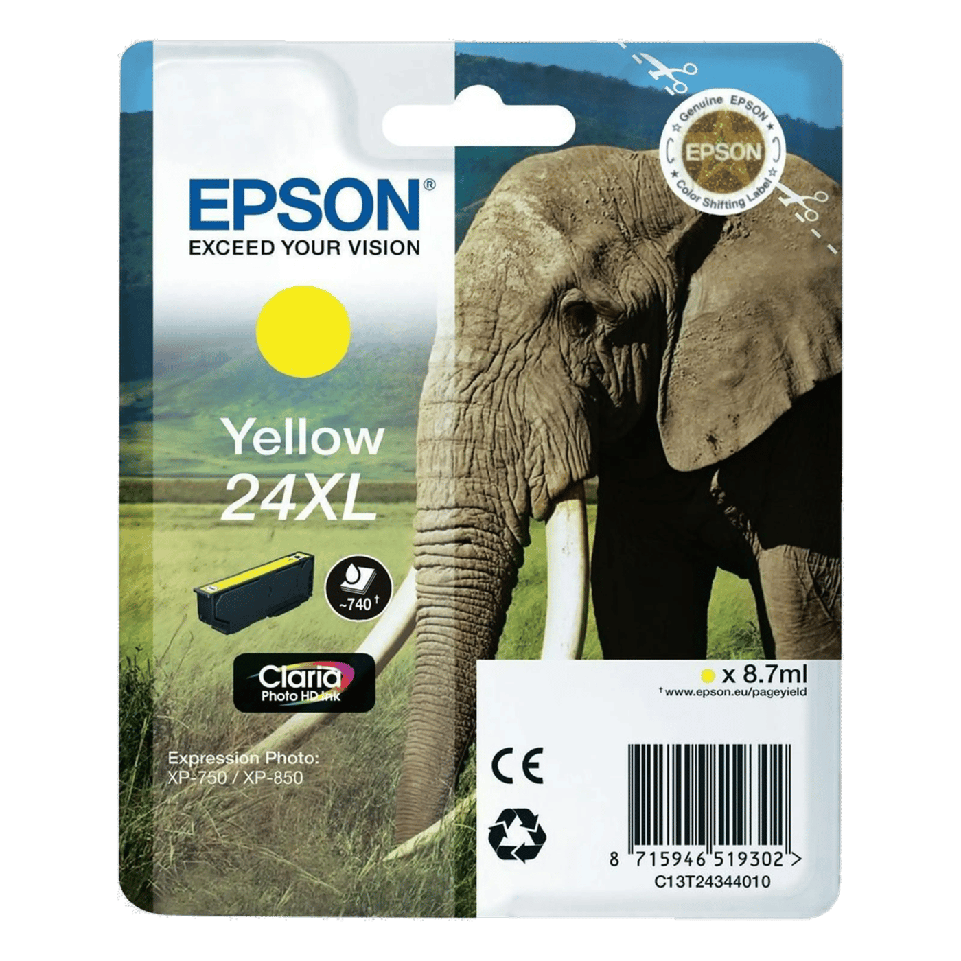 Epson T2434 Bläckpatron XL Gul