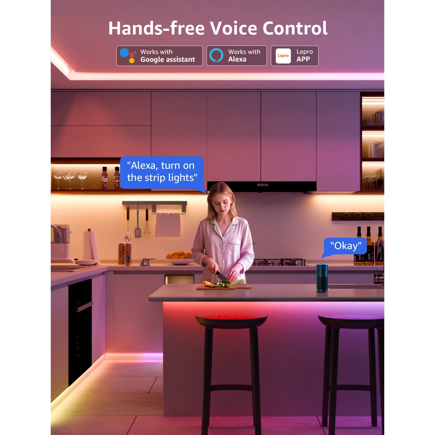 Lepro S2 AI Smart LED-list med RGBIC 5 m