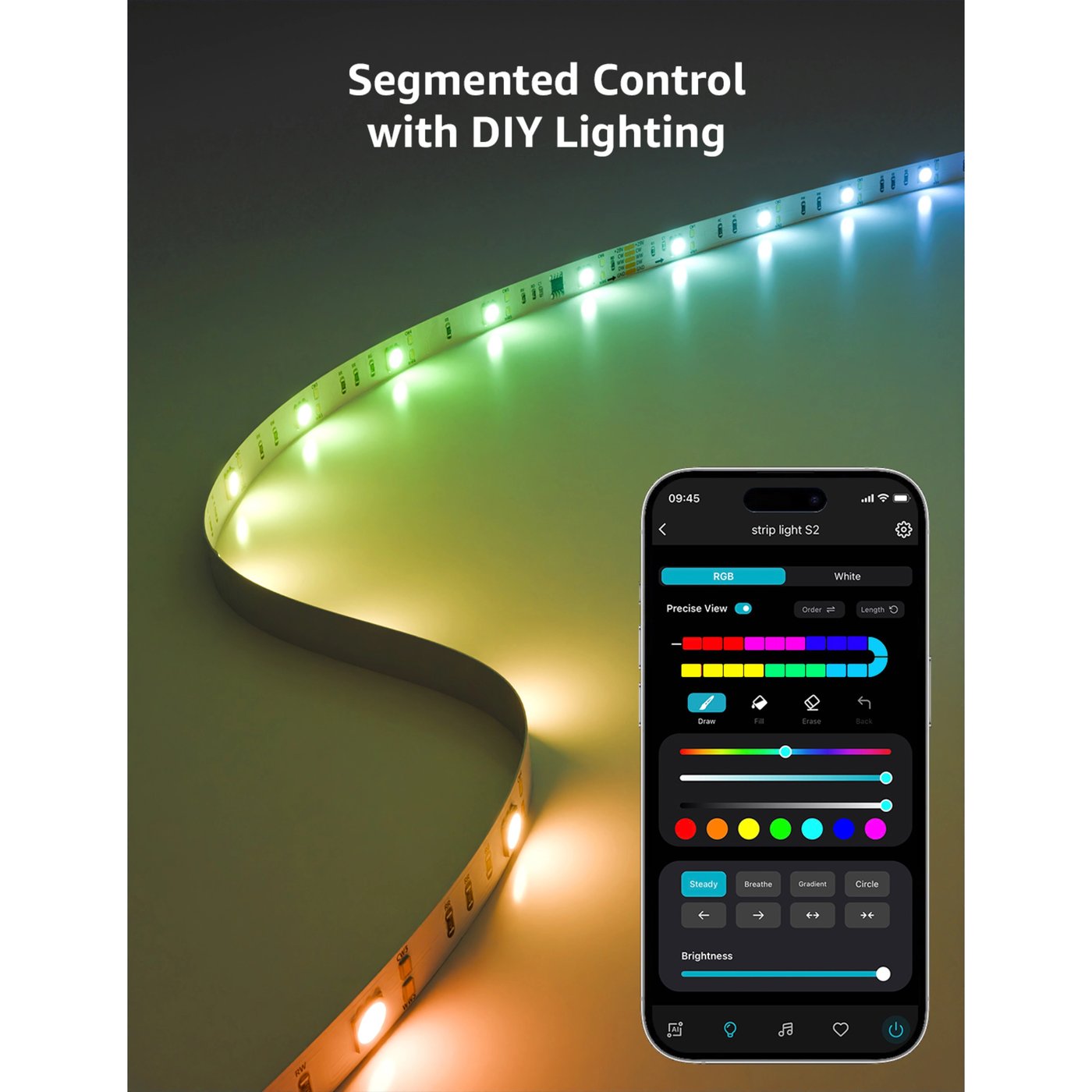 Lepro S2 AI Smart LED-list med RGBIC 5 m
