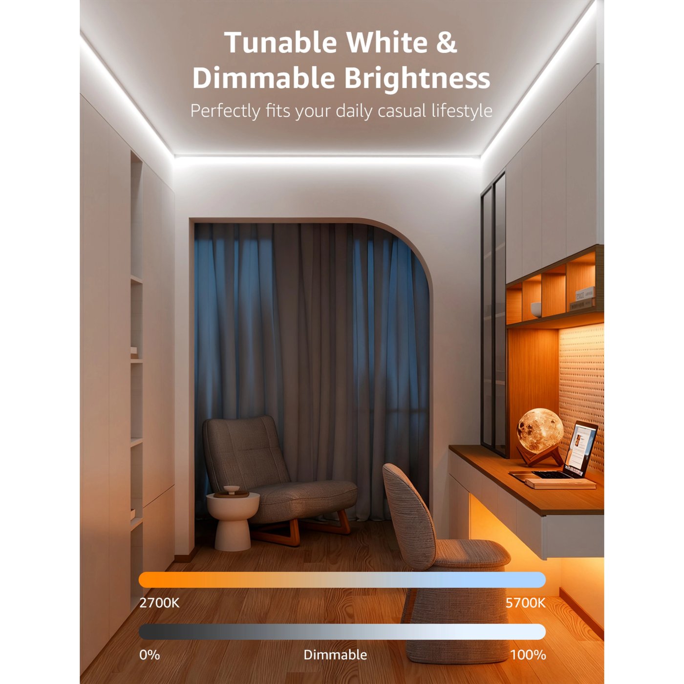 Lepro S2 AI Smart LED-list med RGBIC 5 m