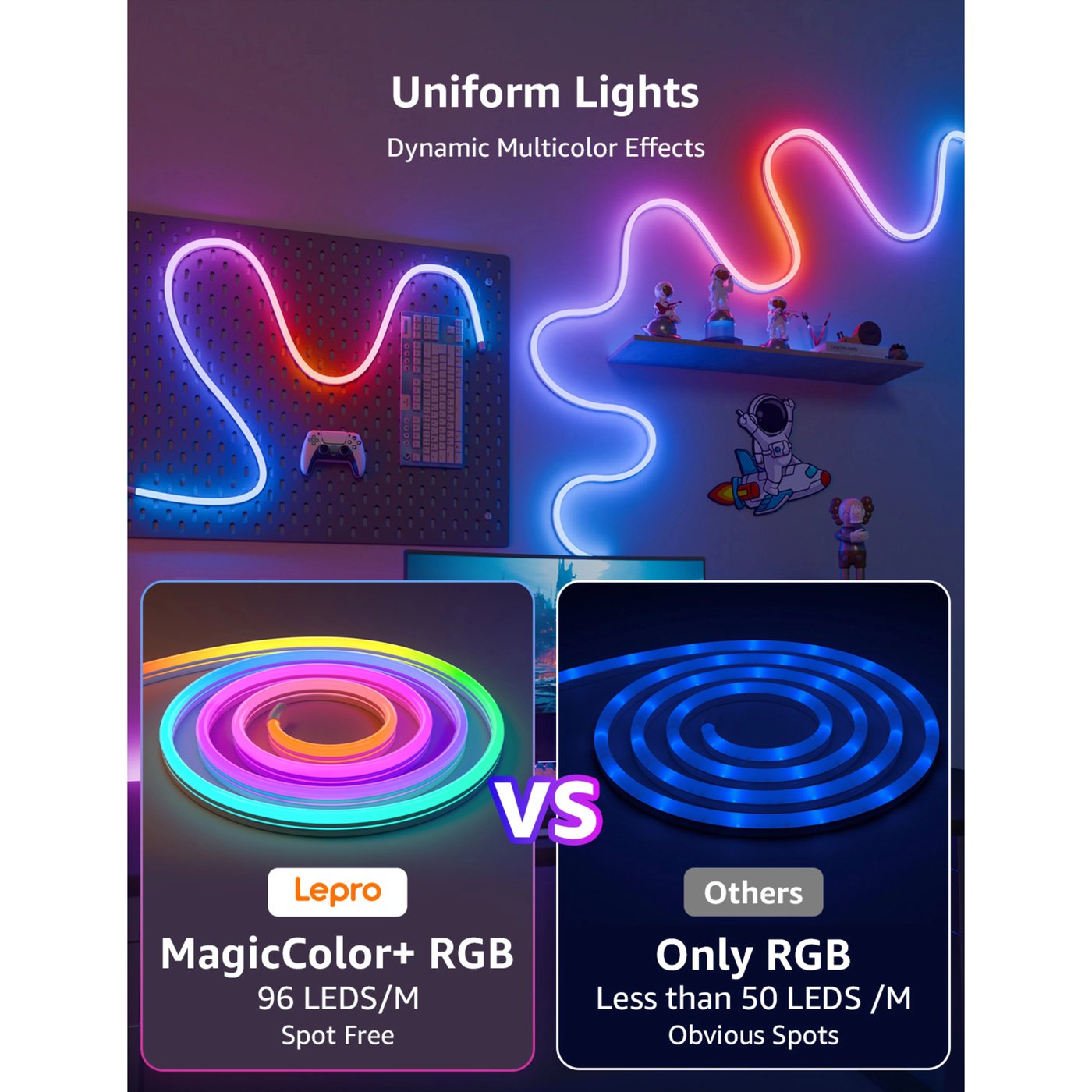 Lepro N1 AI Smart Rainbow LED-neonslynge 10 m