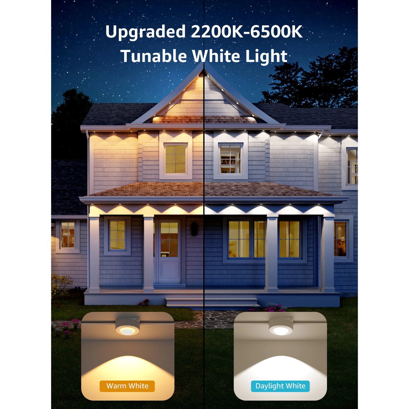 Lepro E1 AI-driven permanent utomhusbelysning 30 m