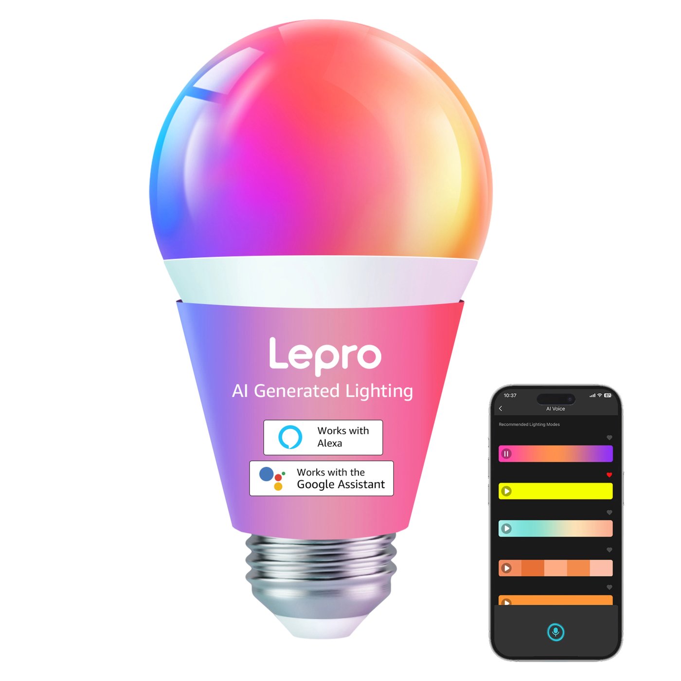 Lepro B1 AI Smart Bulb E27 1-pk.