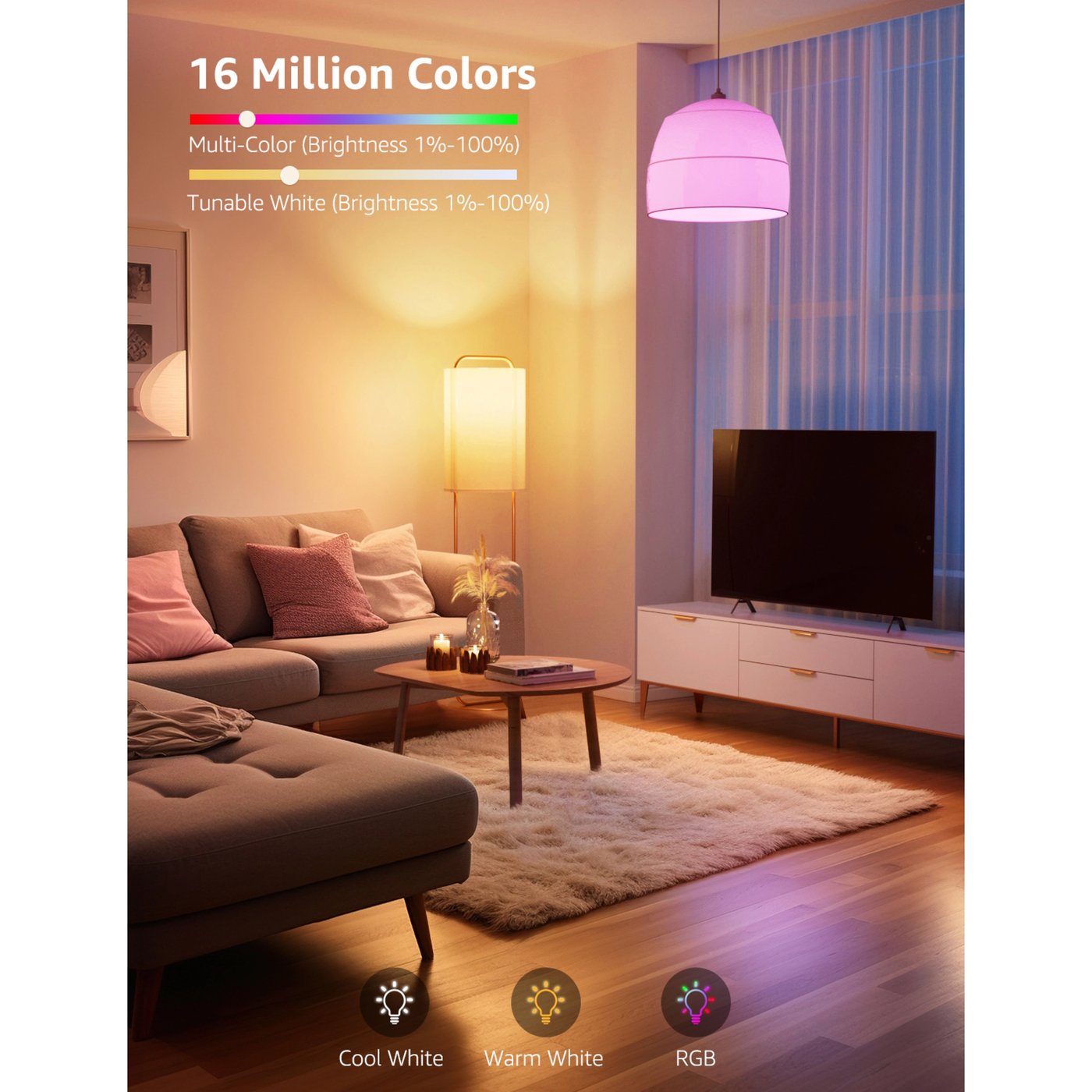 Lepro B1 AI Smart Bulb E27 2-pakning