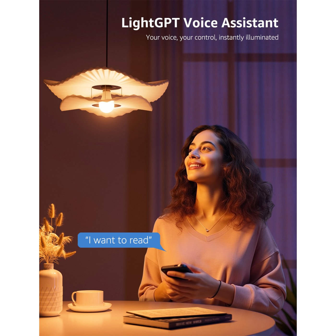 Lepro B1 AI Smart Bulb E27 4-pakning