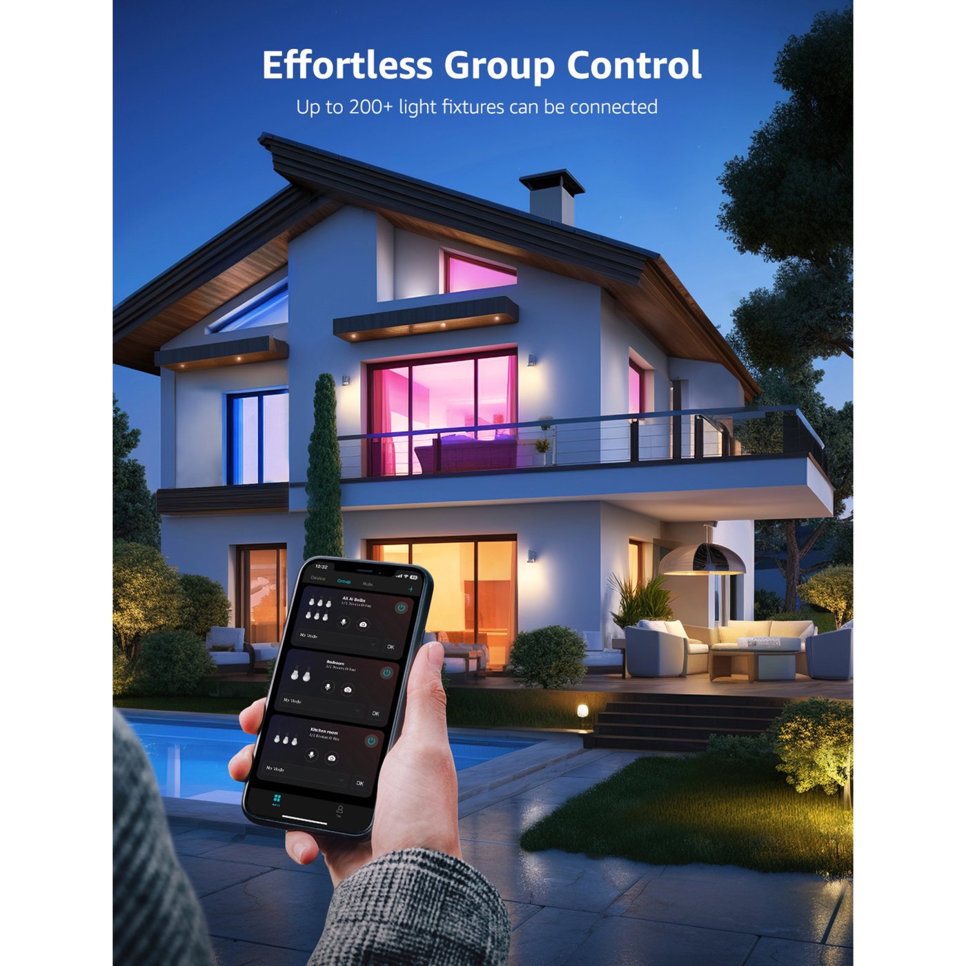 Lepro B1 AI Smart Bulb E27 4-pakning