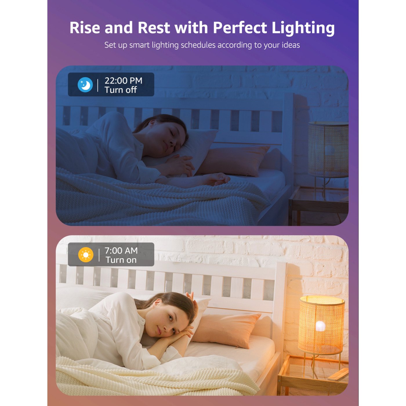 Lepro B1 AI Smart Bulb E27 4-pakning
