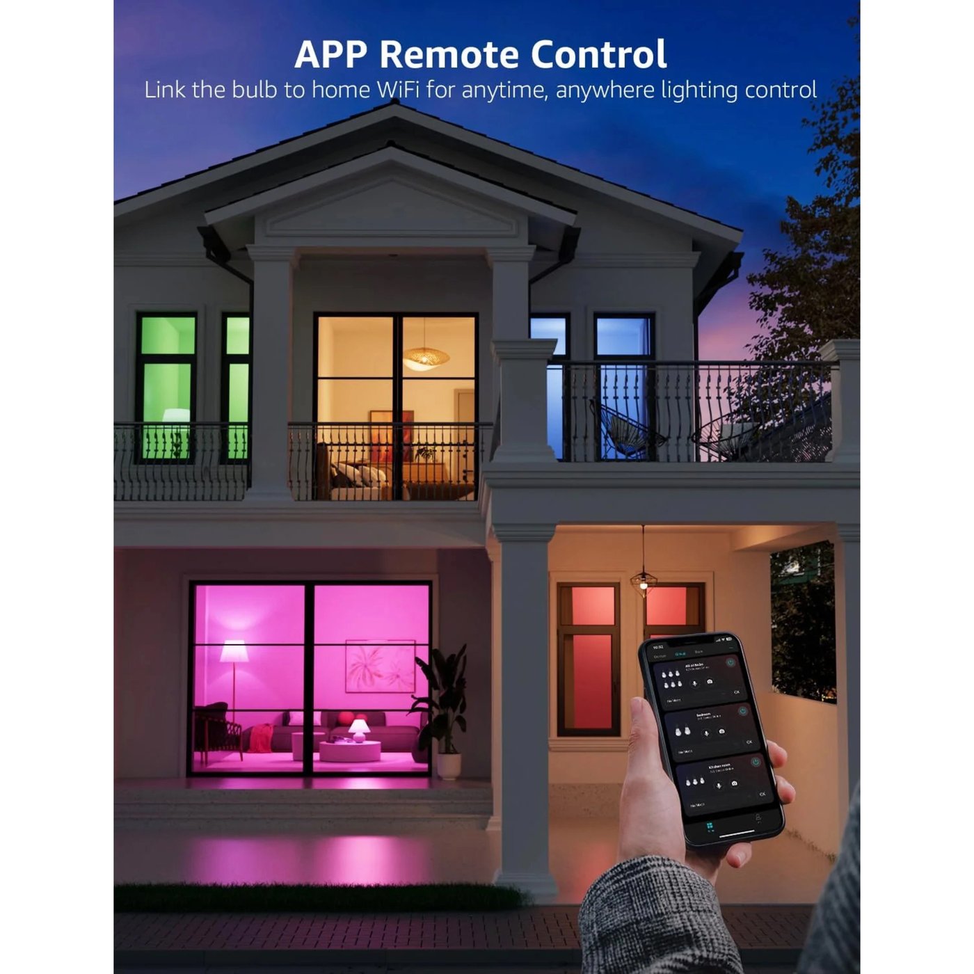 Lepro B2 AI Smart LED-lampa E27 4-pack
