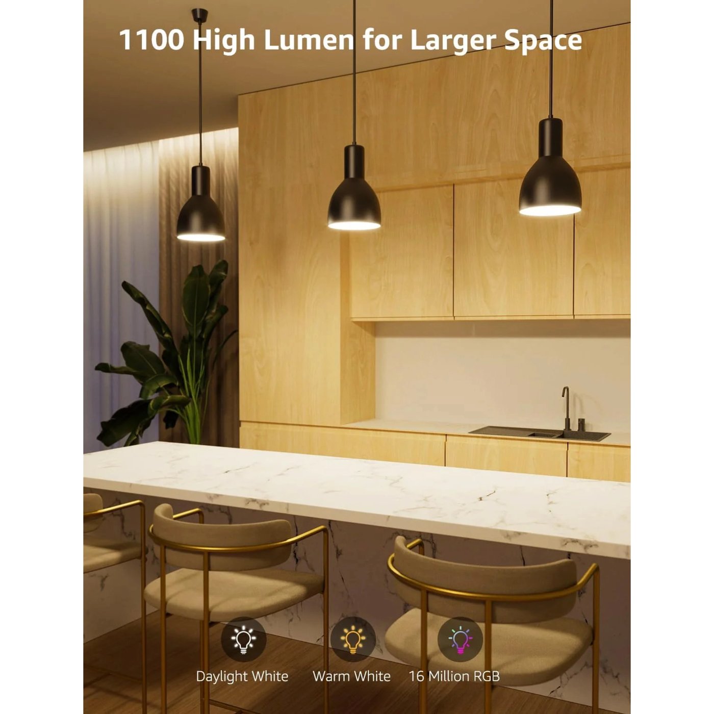 Lepro B2 AI Smart LED-lampa E27 2-pack