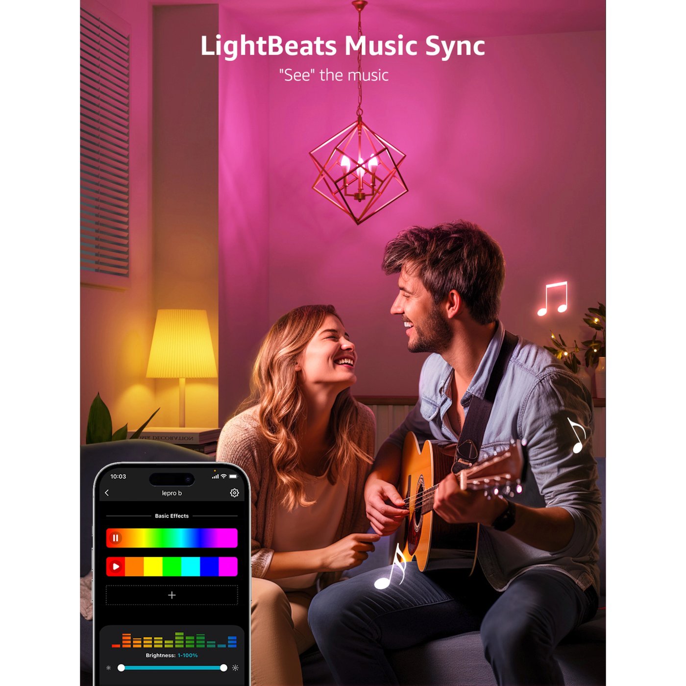 Lepro BC1 AI Smart Bulb E14 2-pakning
