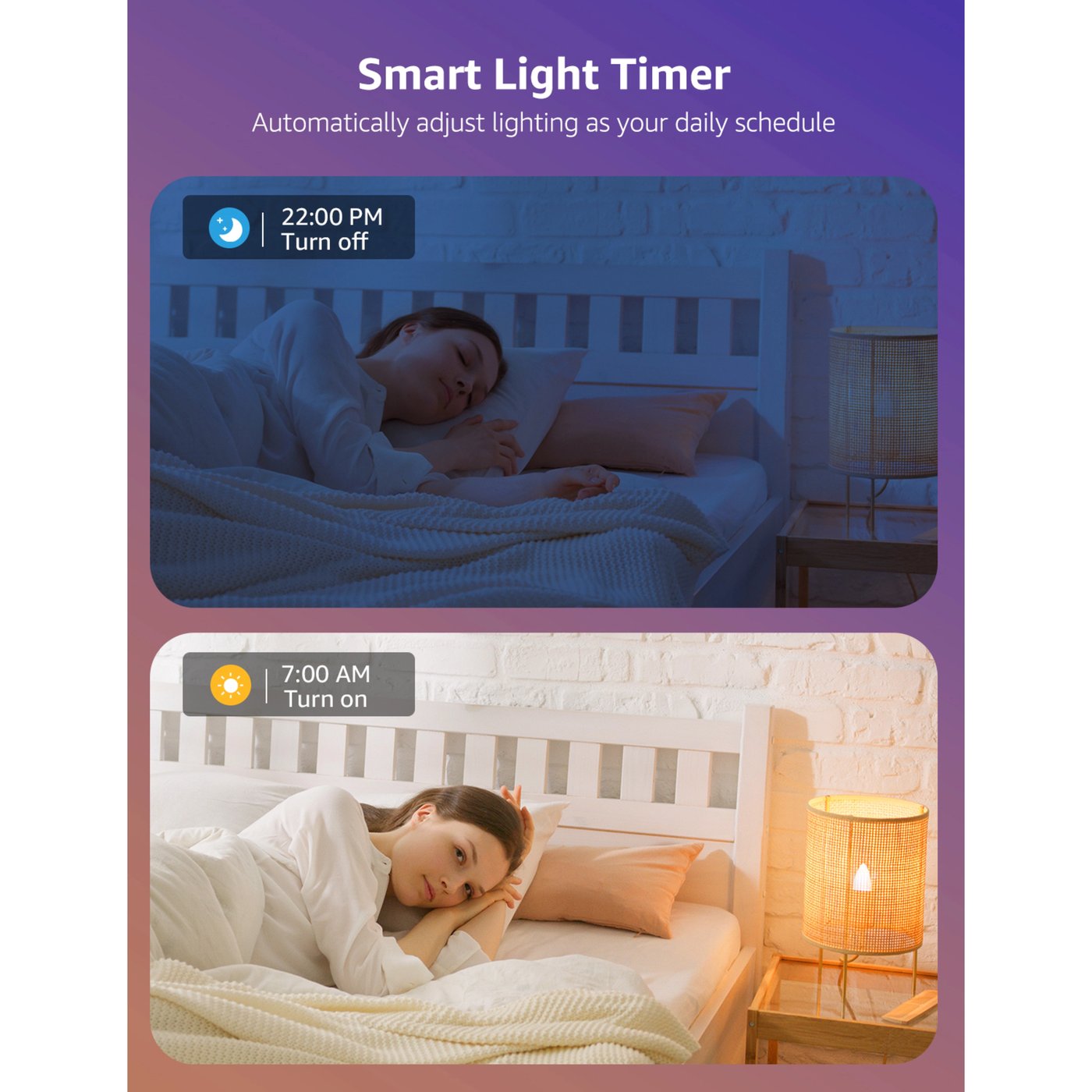 Lepro BC1 AI Smart Bulb E14 4-pakning
