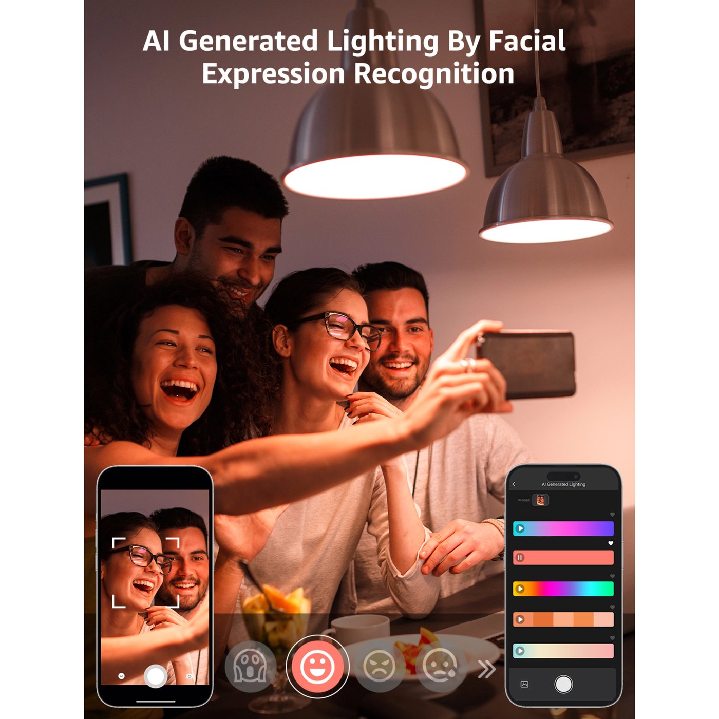 Lepro BP1 AI Smart Bulb E14 2-pakning