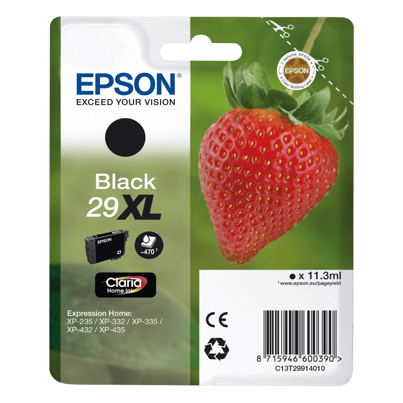 Epson T2991 XL Bläckpatron Svart
