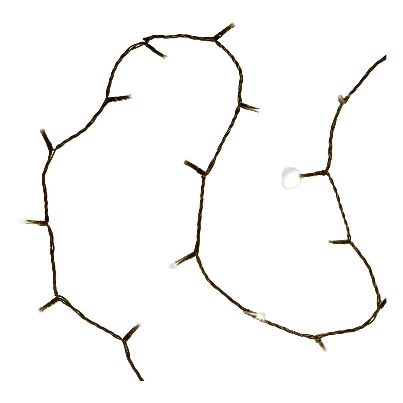 Lyslenke 240 LED 18 m (svart)