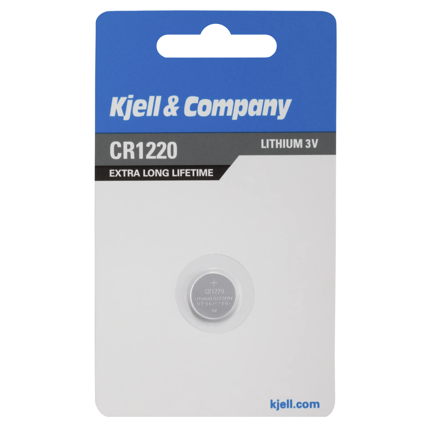 Kjell & Company Litiumbatteri CR1220 1-pack
