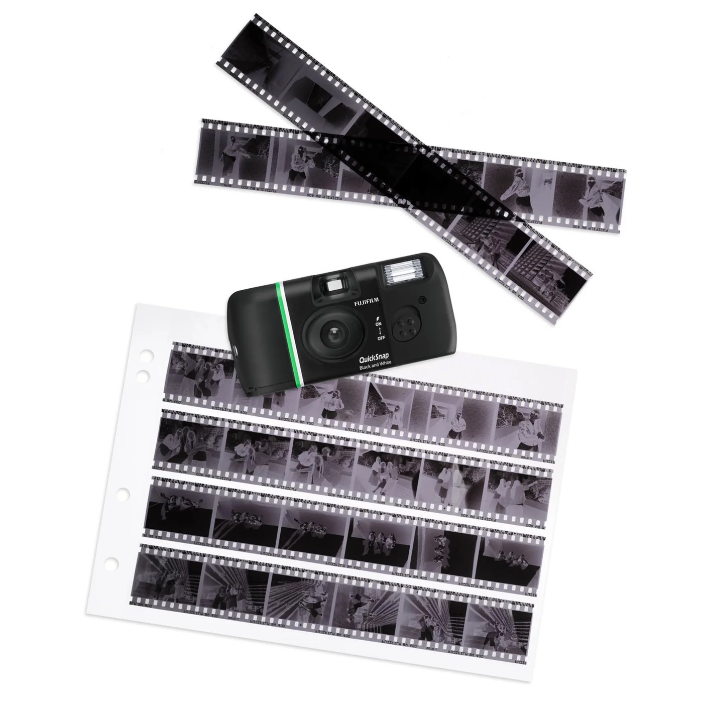 Fujifilm QuickSnap Black and White engangskamera 27 bilder