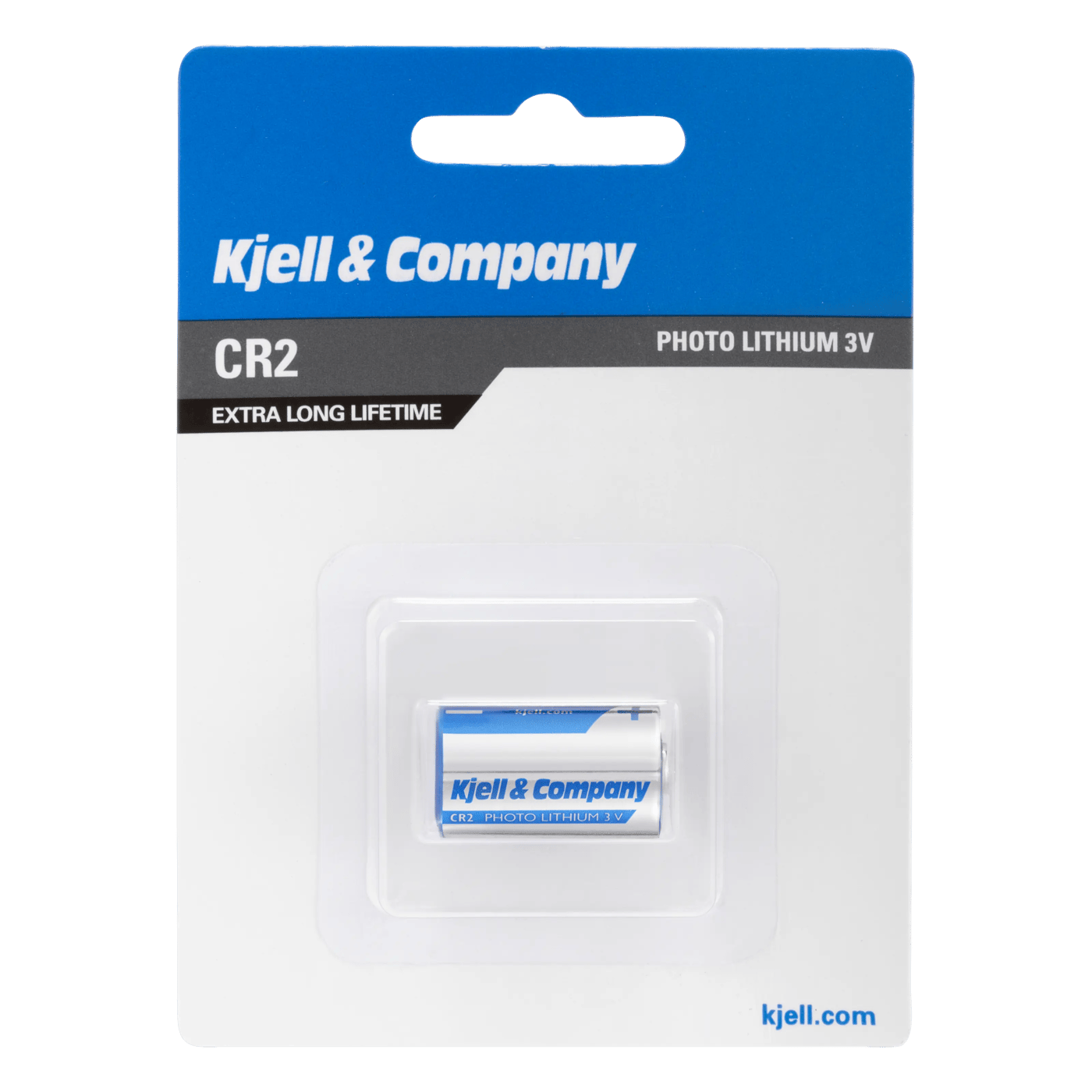 Kjell & Company CR2 Litiumbatteri 1-pk.