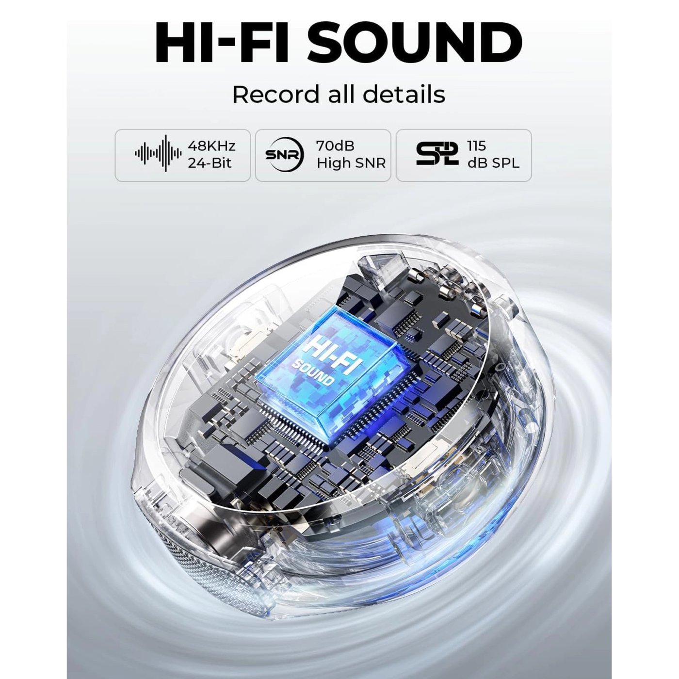 Hollyland LARK M2 Mini Combo trådløst mikrofonsystem Kamera + USB-C