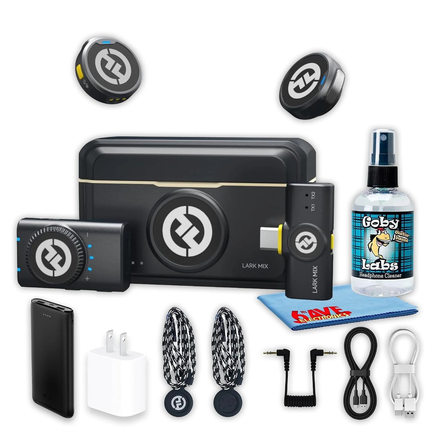 Hollyland LARK M2 Mini Combo trådløst mikrofonsystem Kamera + USB-C