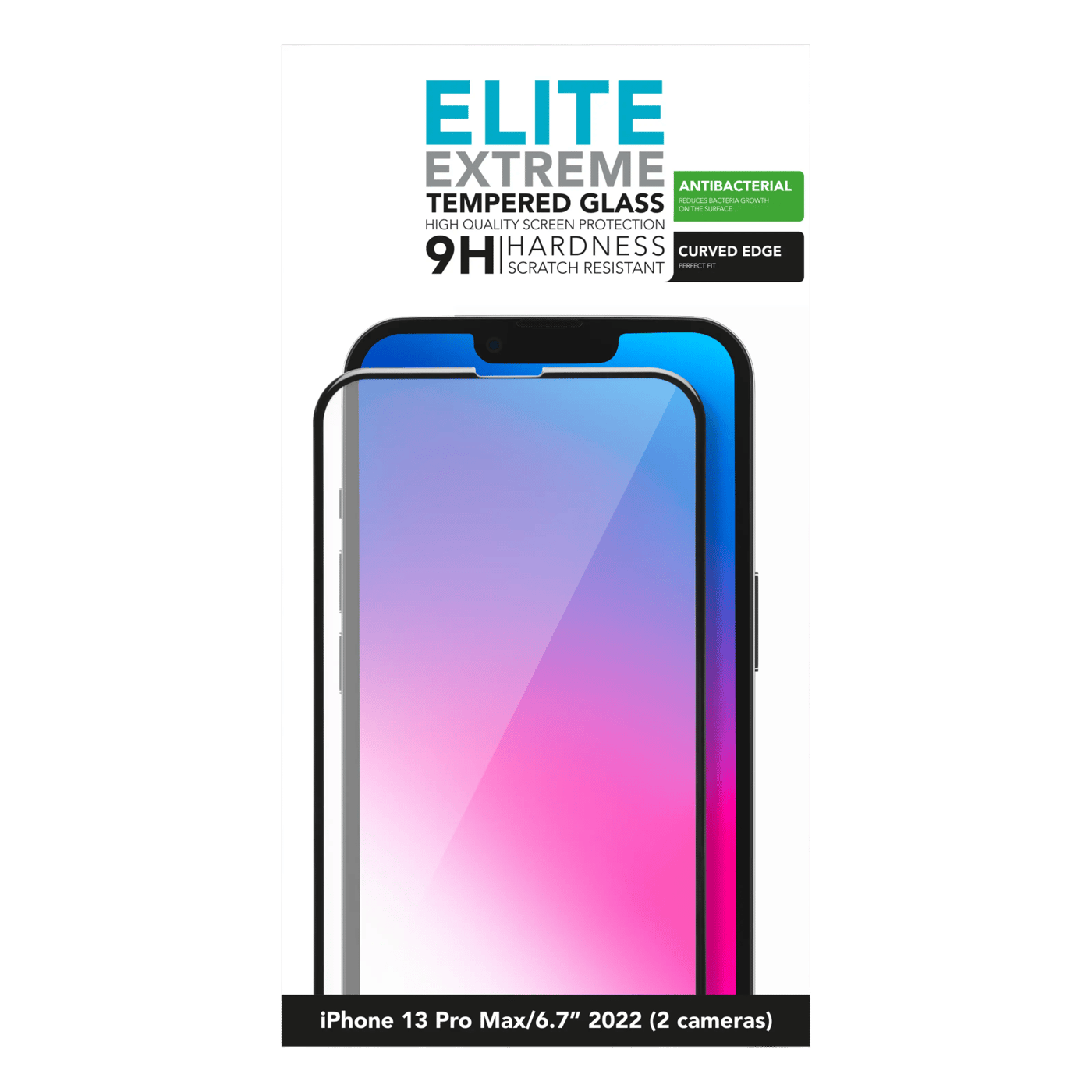 Linocell Elite Extreme Curved Skärmskydd för iPhone 13 Pro Max och 14 Plus