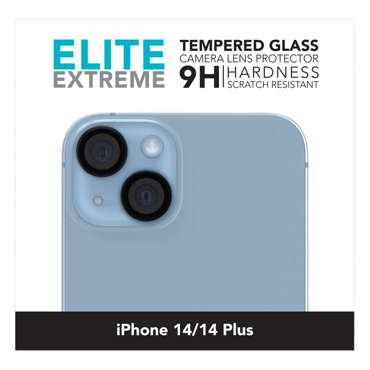 Linocell Elite Extreme Beskyttelse for kameralinsen på iPhone 14 og 14 Plus