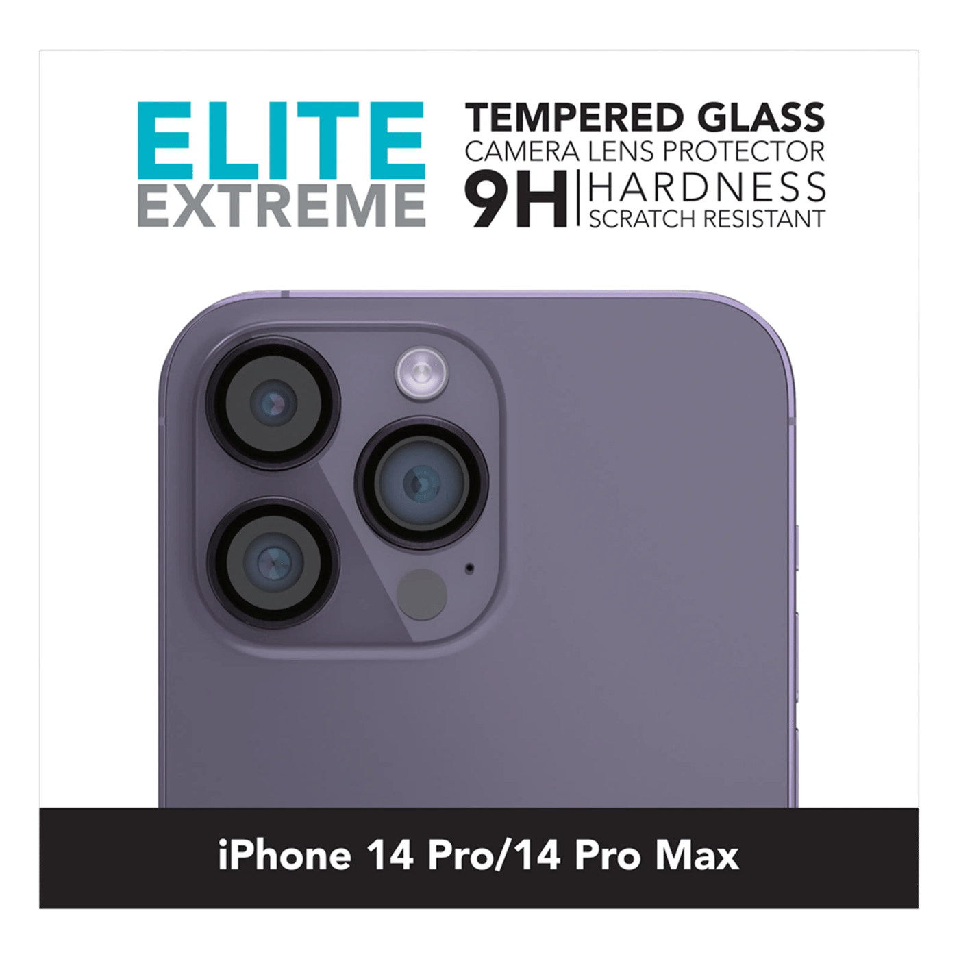 Linocell Elite Extreme Beskyttelse for kameralinsen på iPhone 14 Pro og Pro Max