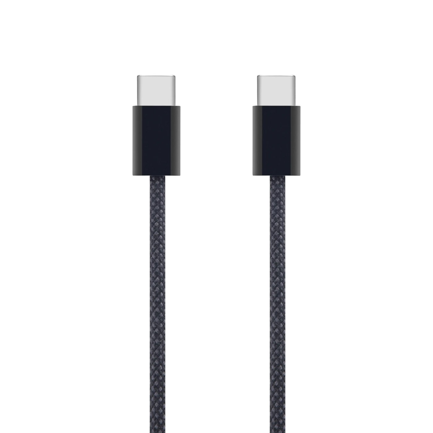 Linocell Flettet USB-C- til USB-C-kabel 240W Svart 2 m