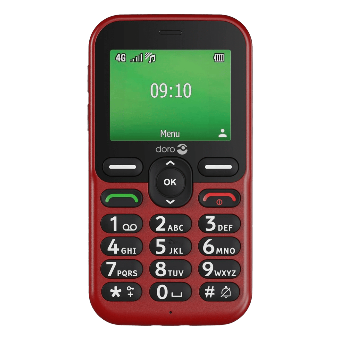 Doro Leva E11 knapptelefon Röd