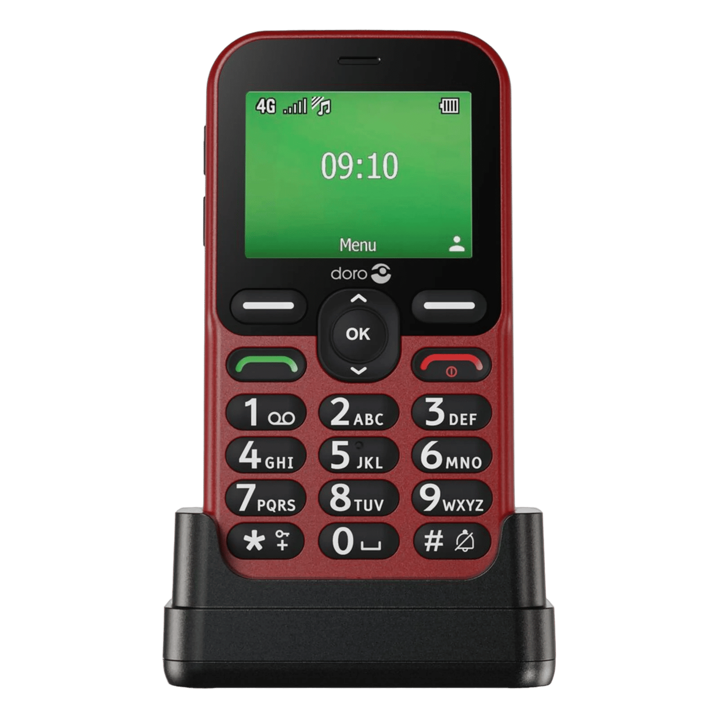 Doro Leva E11 knapptelefon Röd