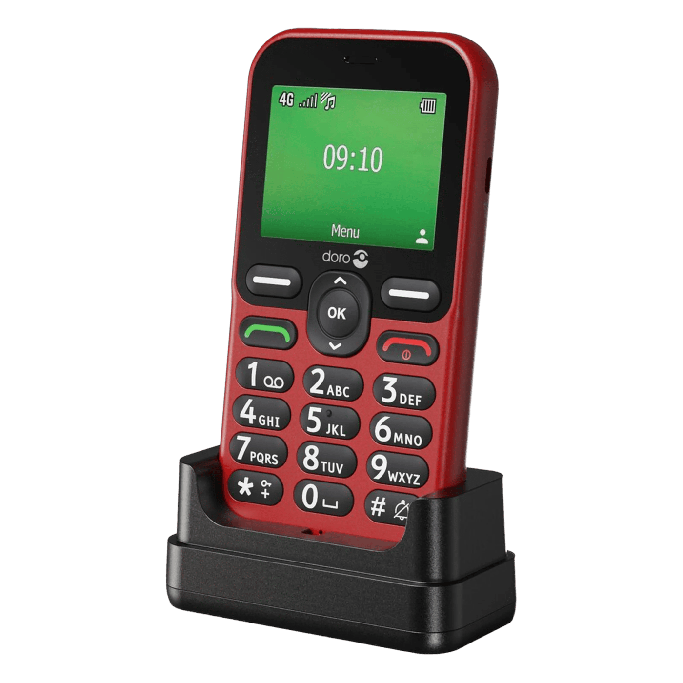Doro Leva E11 knapptelefon Röd