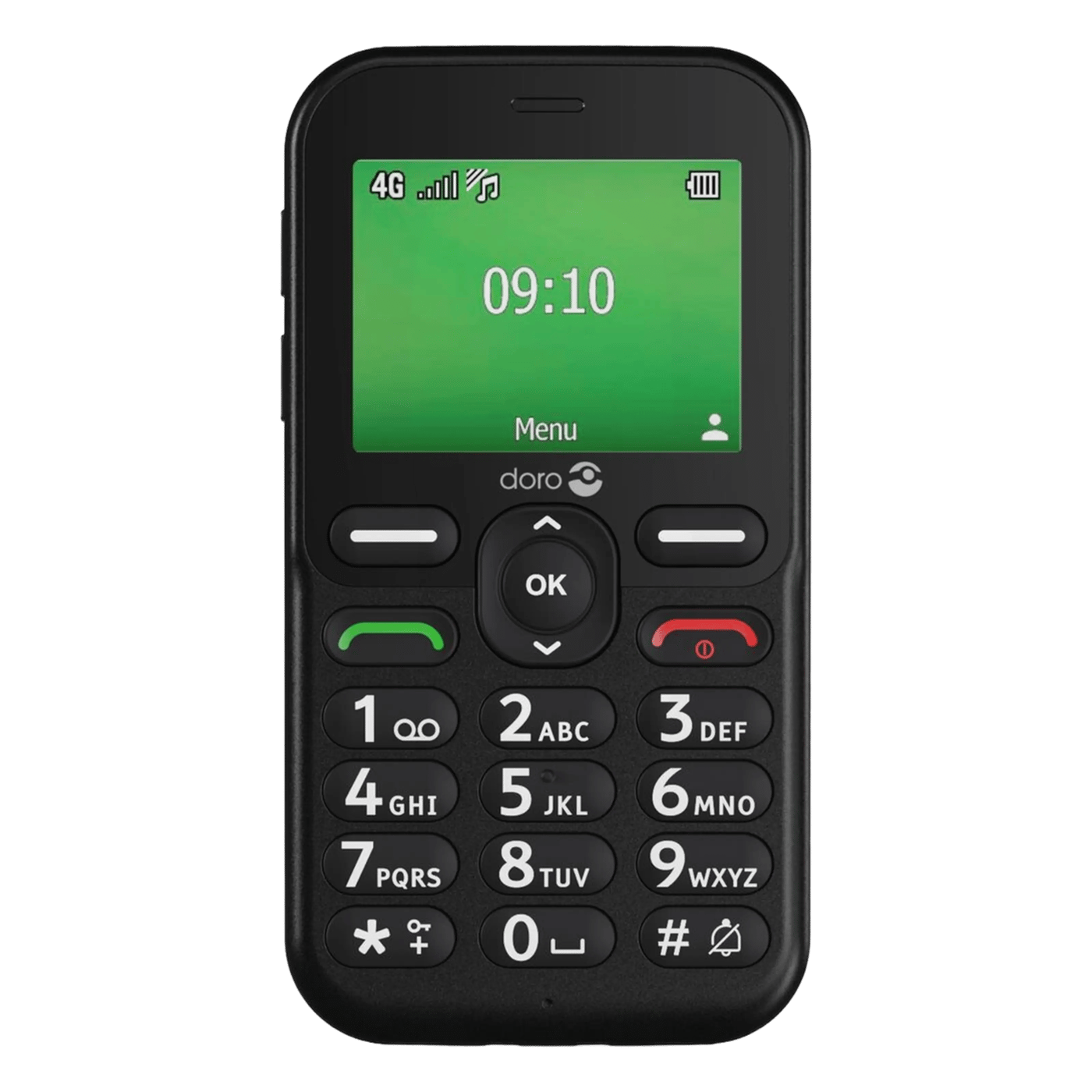 Doro Leva E11 knapptelefon Svart