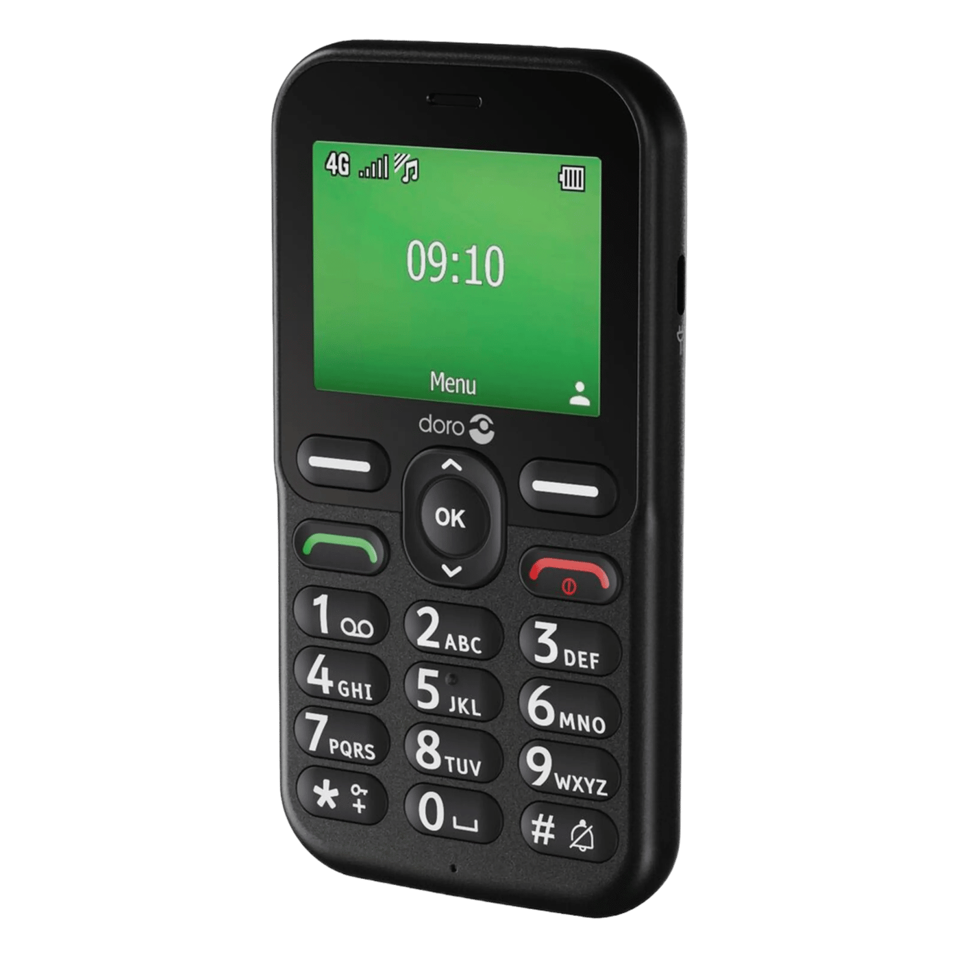 Doro Leva E11 knapptelefon Svart