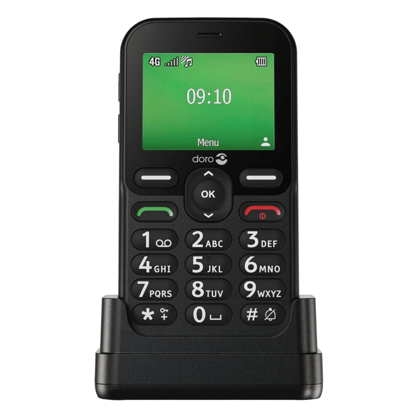 Doro Leva E11 knapptelefon Svart