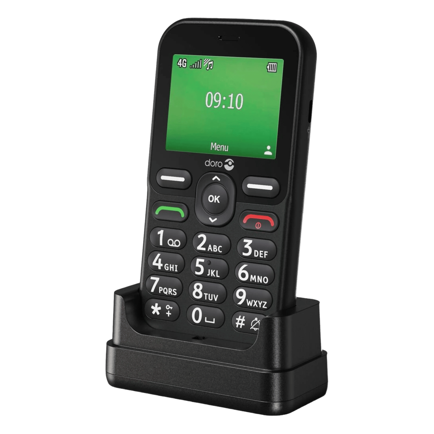 Doro Leva E11 knapptelefon Svart